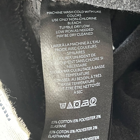 Free People We the Free Double Dutch Pull On Slit Pants, Black, Large - NWT - Picture 7 of 7